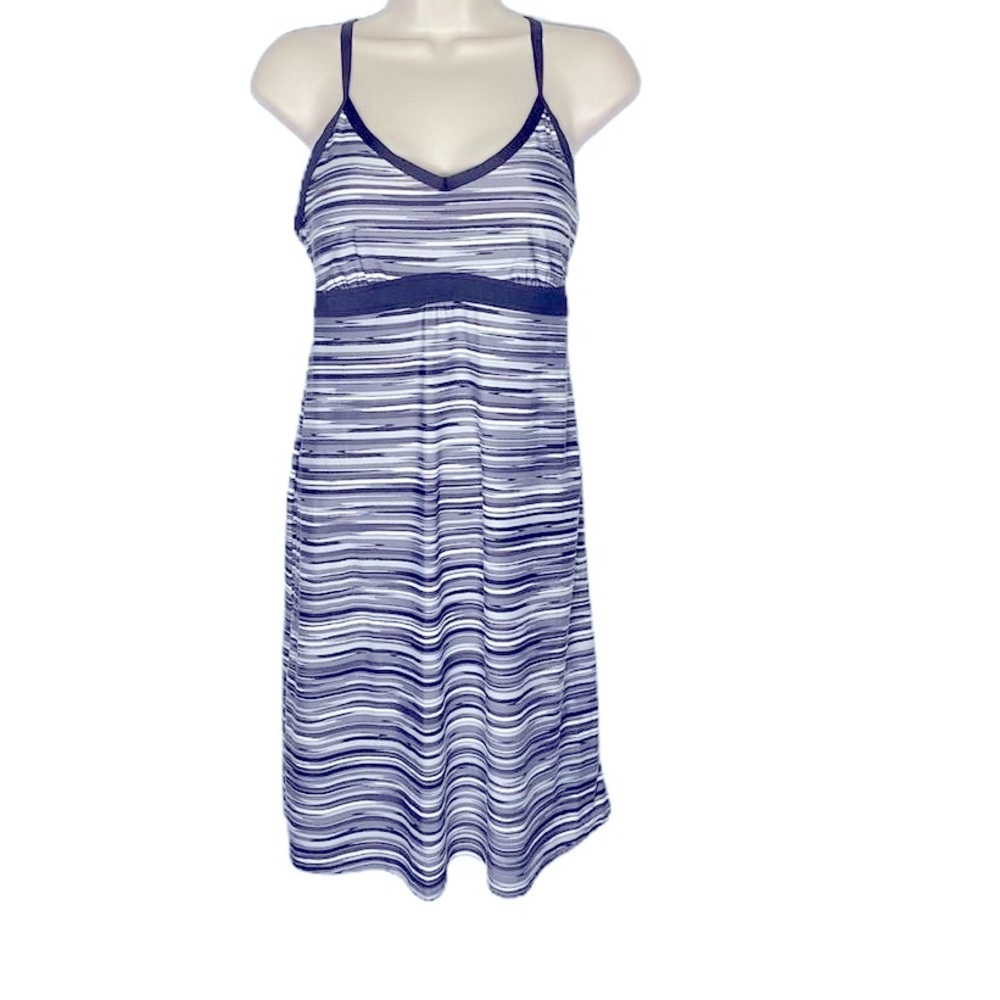 Athleta shorebreak swim dress EUC grey black
